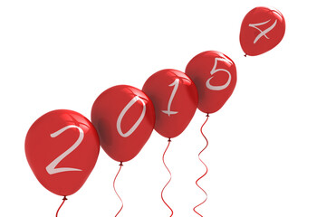 Naklejka premium 2015 balloons