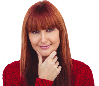 Thoughtful hipster woman looking at camera - Powered by Adobe