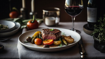 The Art of Modern, Fine and Fancy Food: Exquisite Appetizers, Enticing Entrees, and Main Courses and Decadent Desserts captured by Generative AI Technology 