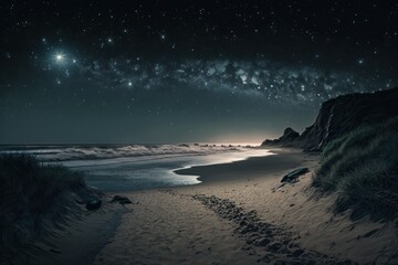 Starry Night at the Beach