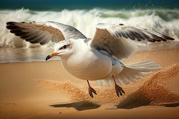 Seagull at the Seashore