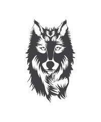 Obraz premium Wolf Vector Art Illustration