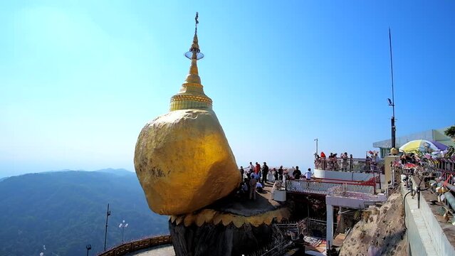 Golden Rock Shrine, Kyaiktiyo, Myanmar