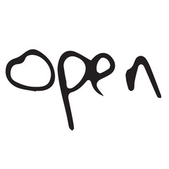 Digital image of open text
