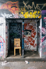 Graffiti with Chair