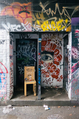 Graffiti with Chair