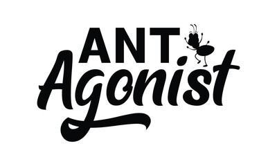 Ant agonist-ant T shirt Design, Proitn Ready Templae Download T shirt Design Vector, SVG Files for Circuit, Poster, EPS 10