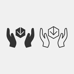 Obraz premium Information vector icon illustration sign