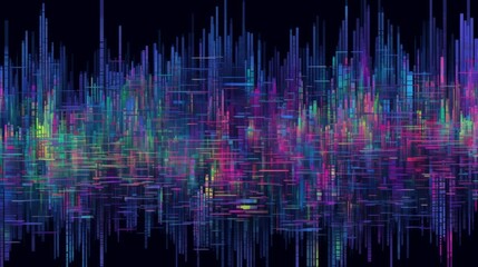 Cyber Glitchy Background