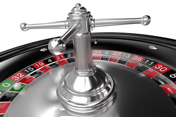 3D image of roulette wheel