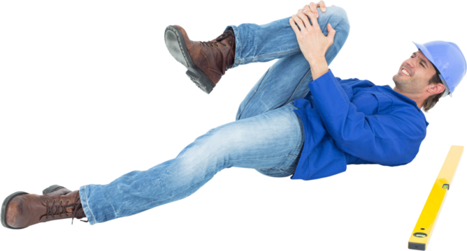 Architect suffering from knee pain