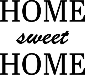Digitally generated image of Home sweet Home text