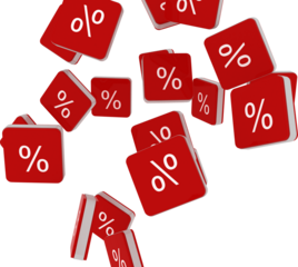 Percent sign vector icon