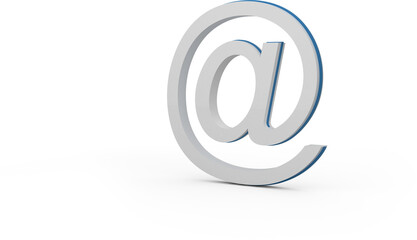 At e-mail symbol