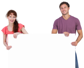 Couple looking at the camera