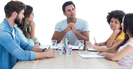 business people during a meeting 