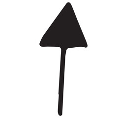 Vector image of arrow icon