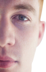 Close up portrait of young man