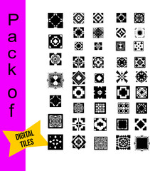 Pack of Geometric Shapes editable Vector 