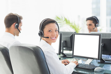 Woman working in the office