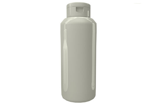 Plastic deodorant bottle