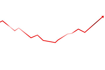 Obraz premium Red arrow