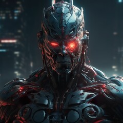 Future Cyberpunk Robot