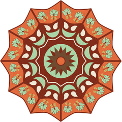 Colorful floral design