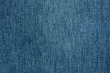 Fototapeta na wymiar Blue cotton denim background. View from above