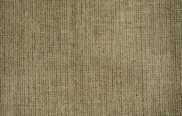 Natural coarse burlap fabric in beige color