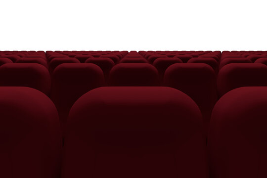 Chairs in row at theater auditorium