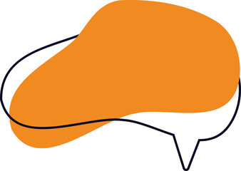 Colored speech bubble icon © vectorfusionart