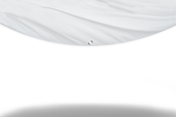 White curtain blind 