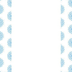 Composite image of blue floral patterns