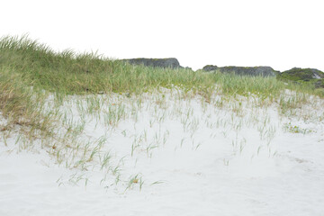 Digital composite image of sandy field 