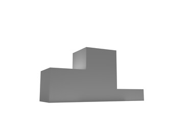 Digitally generated image of blocks