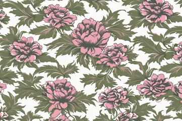 Abwaschbare Fototapete Vintage floral pattern © Kiss