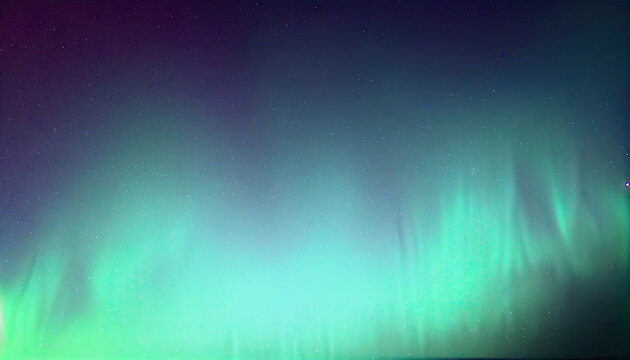 A green and blue aurora borealis with the light on it.