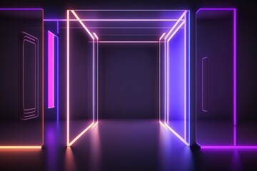 Neon background