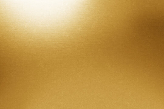 Gold metal background. Brushed metallic texture. 3d rendering
