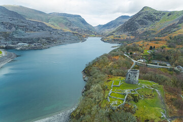 Llyn Peris is a lake in Snowdonia, Wales, situated close to the villages of Llanberis and Nant...