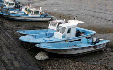 Fototapeta premium Fishing Boats in the harbor
