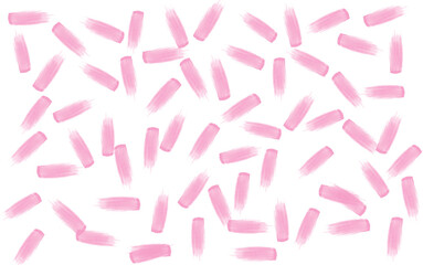 Digitally generated image of pink paint strokes