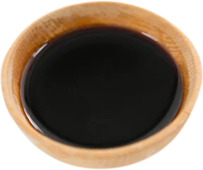 Rolgordijnen Close up of soya sauce in bowl © vectorfusionart