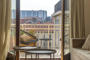 view from living room