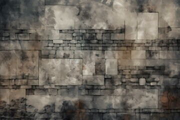 A close-up of a wall Generative AI