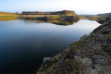 Upper Goose Lake in Columbia National Wildlife Refuge, WA