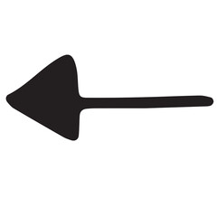 Vector image of arrow symbol