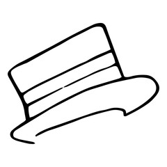 Vector image of hat 