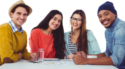 Young creative team having a meeting